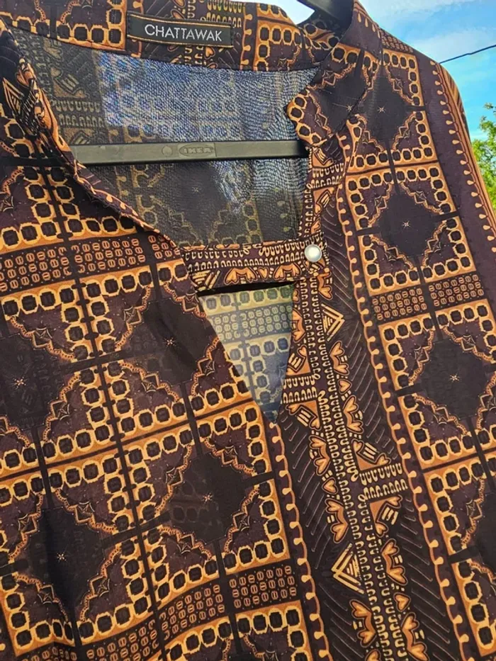 Blouse/chemisier  femme t 40 marron - photo numéro 7