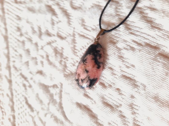 Pendentif rhodonite ovale - photo numéro 3