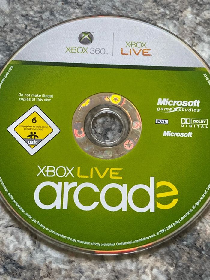 Xbox live arcade Xbox 360