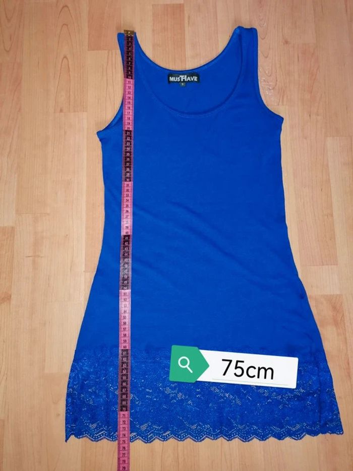 Long Tee-shirt Musthave bas dentelle S - photo numéro 6