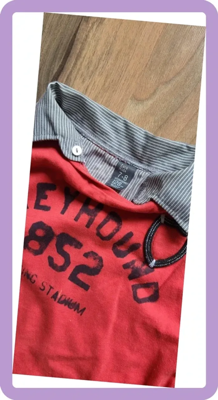 Lot de 4 t-shirts longs 8 ans - photo numéro 2