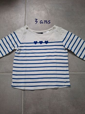 T-shirt marinière Okaidi 3A