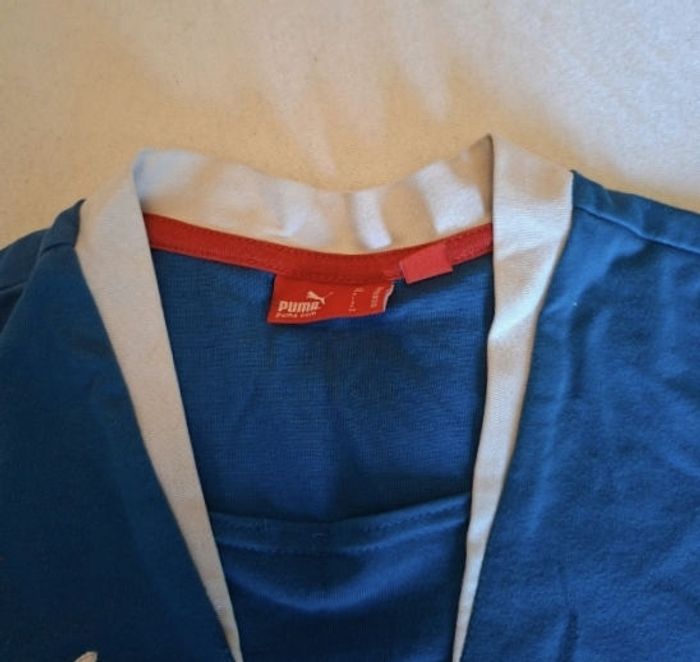T-shirt bleu puma - photo numéro 3