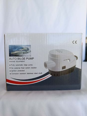 Pompe de cale automatique 24V 750GPH avec flotteur