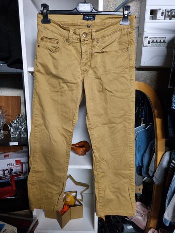 Pantalon en jeans moutarde taille 29/34