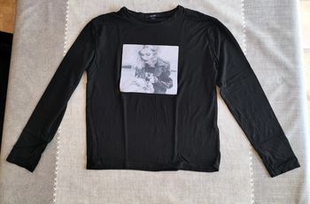 T.shirt manches longues noir 12 ans