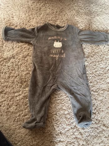 pyjama fille velours 3 mois