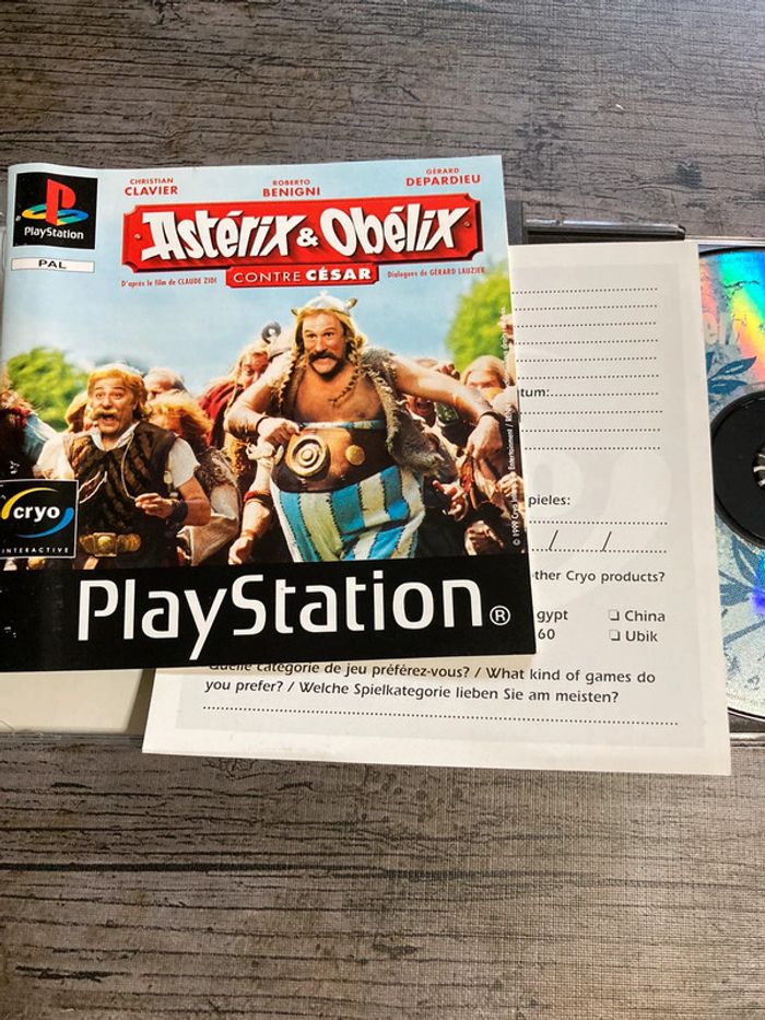Asterix & Obelix Contre Cesar Jeu PS1 complet VF Sony - photo numéro 2