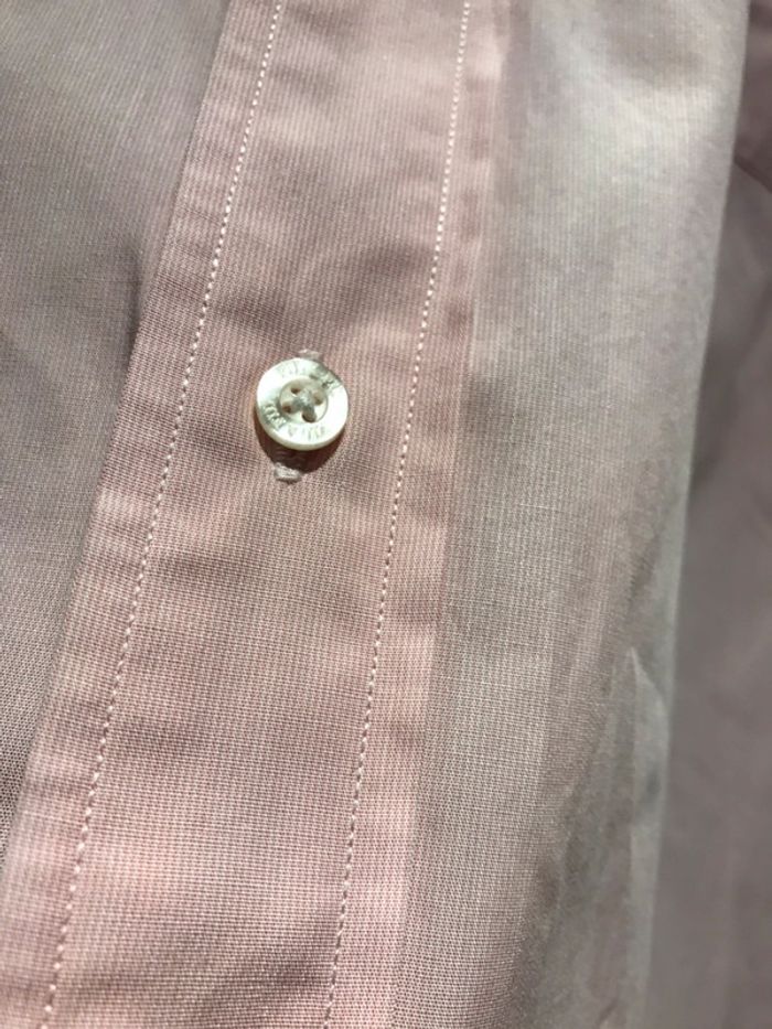 Chemise homme Fil a Fil taille 41 rose clair - photo numéro 2