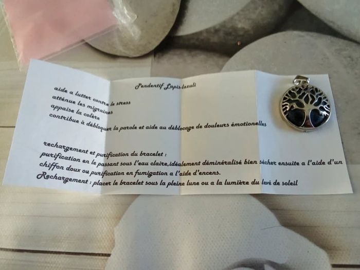 Pendentif lapis-lazuli