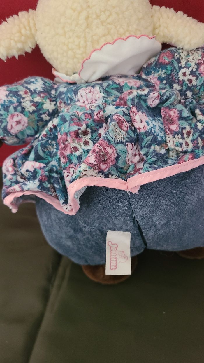 peluche vintage mouton jemini - photo numéro 4