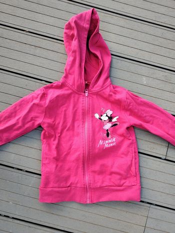 Gilet à capuche Minnie (Disney) T.6 A