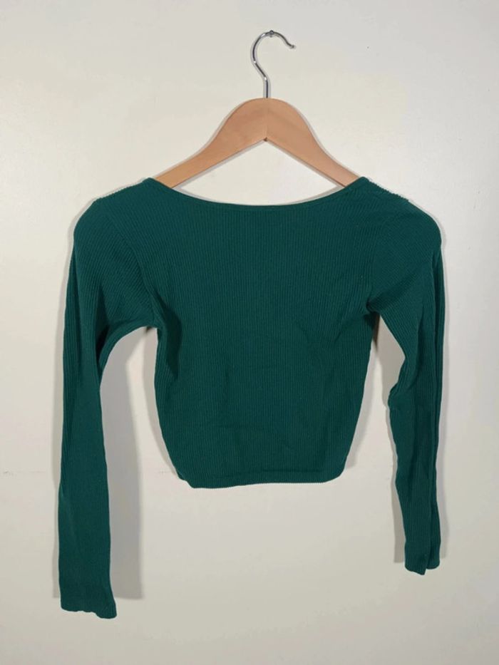 Top vert Zara 36 - photo numéro 2