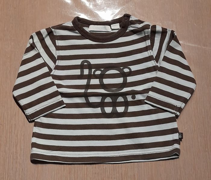 Lot de 3 t-shirts longues manches garçon 68 - photo numéro 2