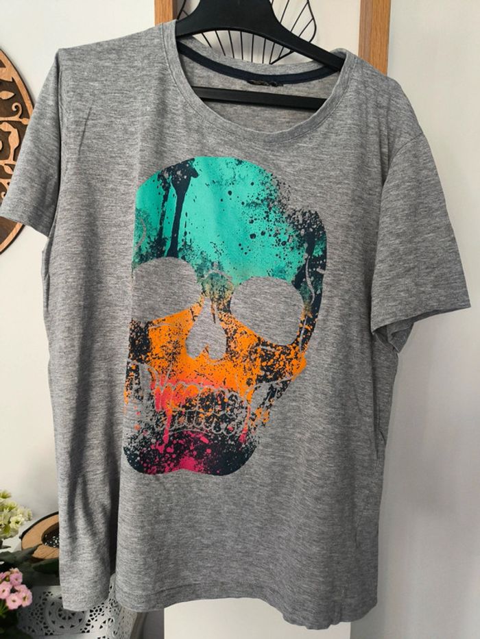 Tee shirt tête de mort garçon by kool