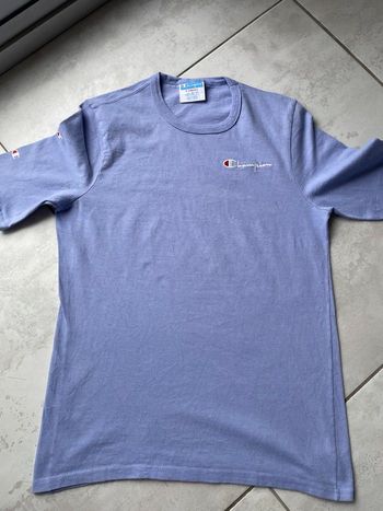 T-shirt Champion Bleu Lavande - Taille XS
