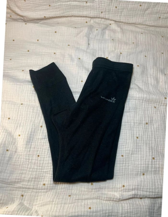 Legging noir thermique - 4 ans