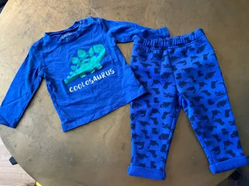 Pyjama 2 pièces dinosaure 9 mois