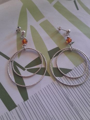 Boucle d oreille en argent
