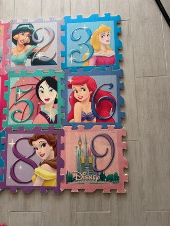 Tapis puzzle princesses Disney 