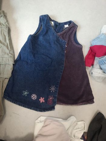 Robe bien color matière 12mois