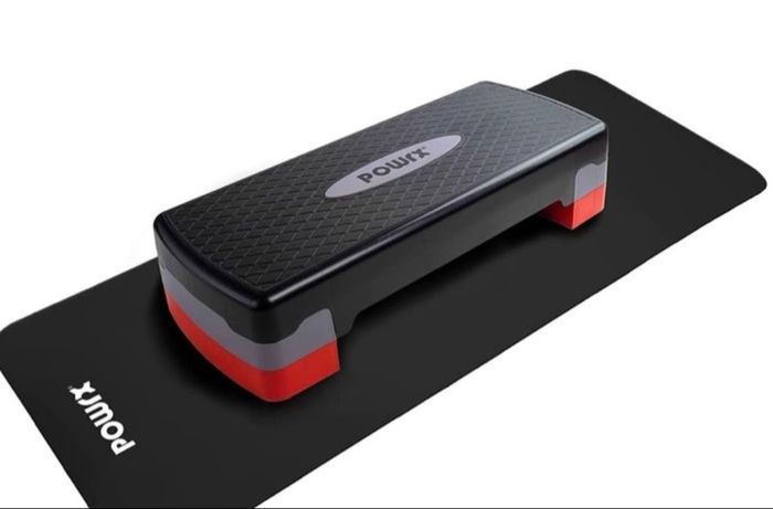 Step de fitness + tapis de sport - photo numéro 1