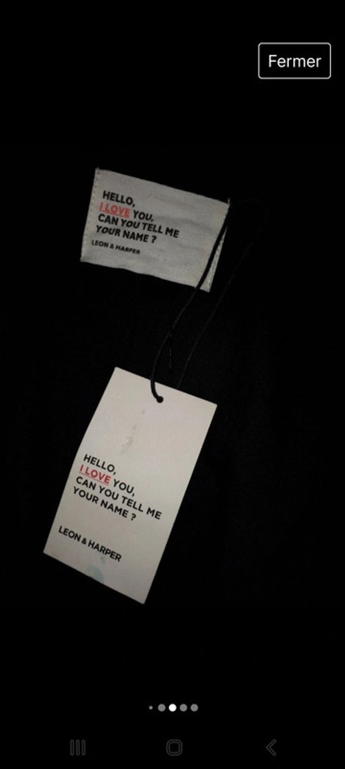 Manteau long neuf marque Léon & Harper taille M (38-40) - photo numéro 3