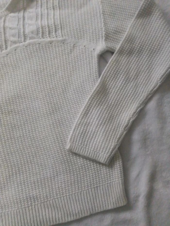 Petit pull blanc 38 - photo numéro 4
