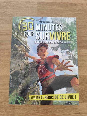 Livre 30 Minutes pour survivre ,  bon état