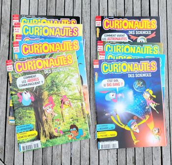 Lot de 9 Curionautes des sciences