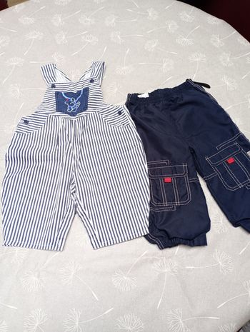 Lot salopette et pantalon