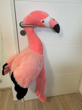 Peluche flamant rose