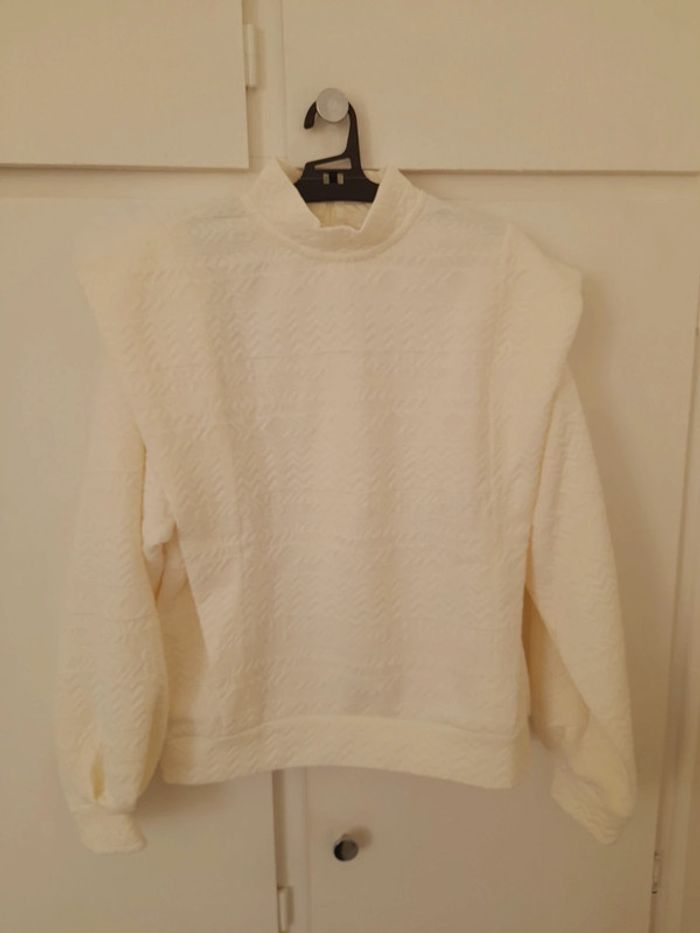 Camaïeu Pull blanc casual chic mi-saison