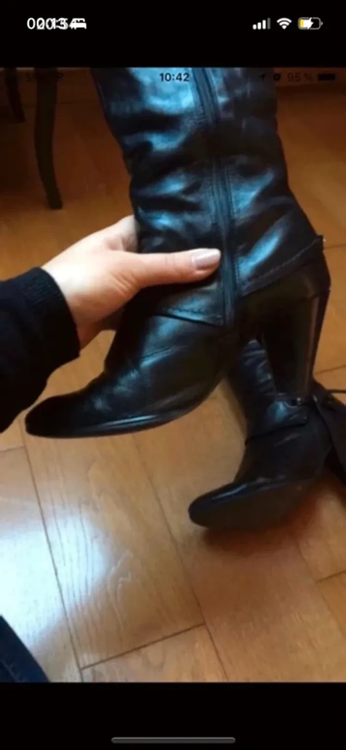 Bottes hautes noir - photo numéro 4