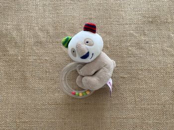 Hochet anneau panda pommette