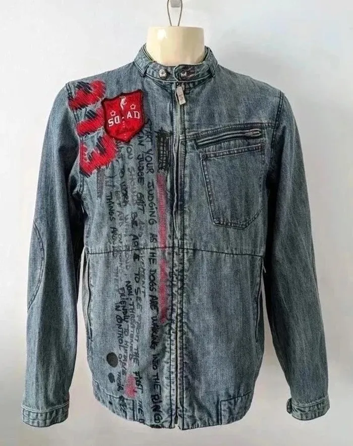 Veste en jean zippée - Bullrot - taille S