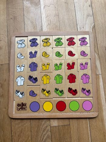 Montessori  jeux edufun  logique bois enfant 