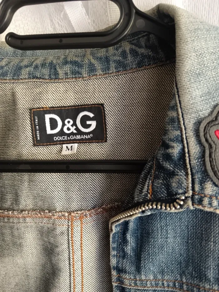 Dolce Gabbana "Veste en jean zippée" - photo numéro 5