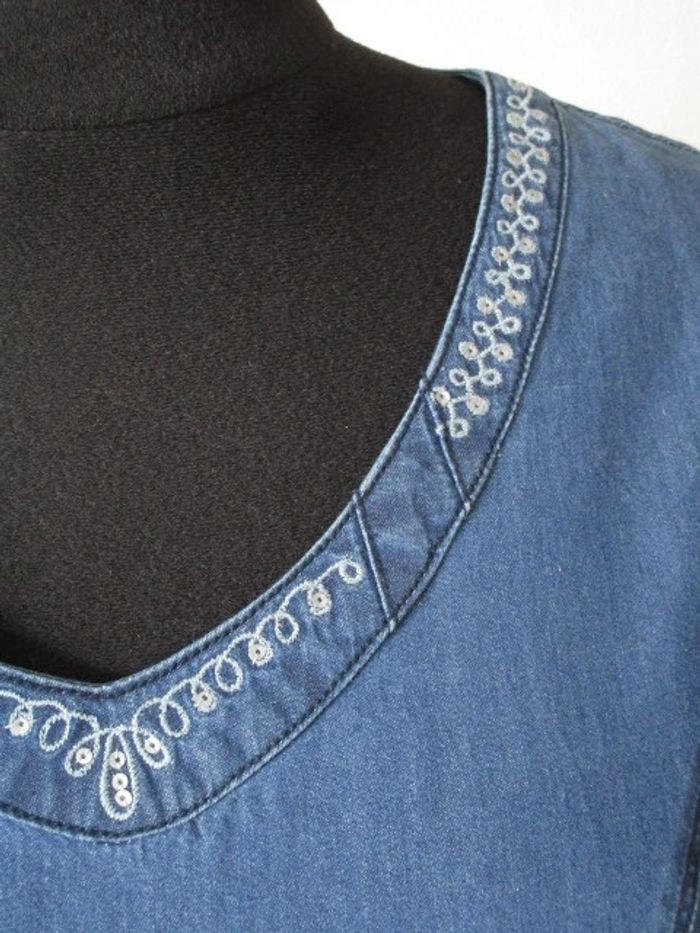 Robe légère bleu jean Jac Jac 38 NEUVE - photo numéro 3