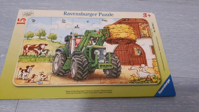 Petit puzzle 15 pièces la ferme - photo numéro 2