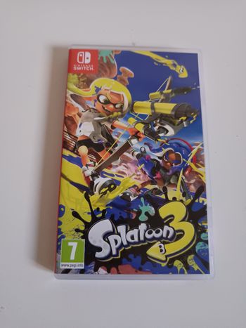 Jeu Switch Splatoon3 en très bon état