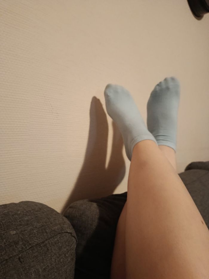 Chaussettes bleues - photo numéro 2