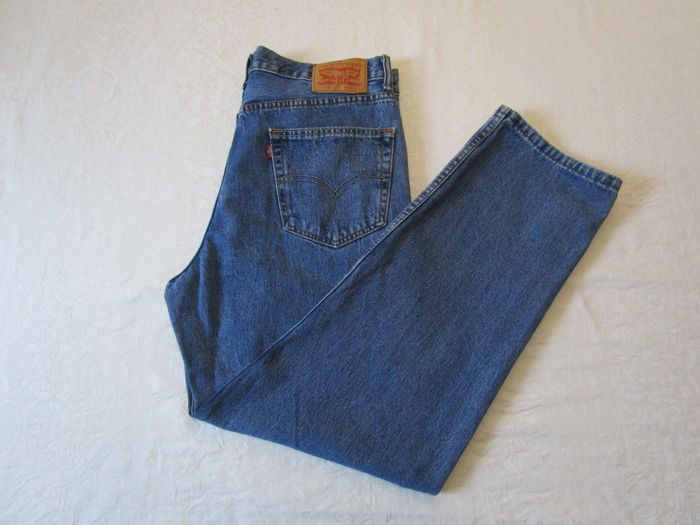 Jean homme Levi’s 550 coupe droite décontractée 100% coton taille 46 W36 L32 bleu stone (J281) - photo numéro 1
