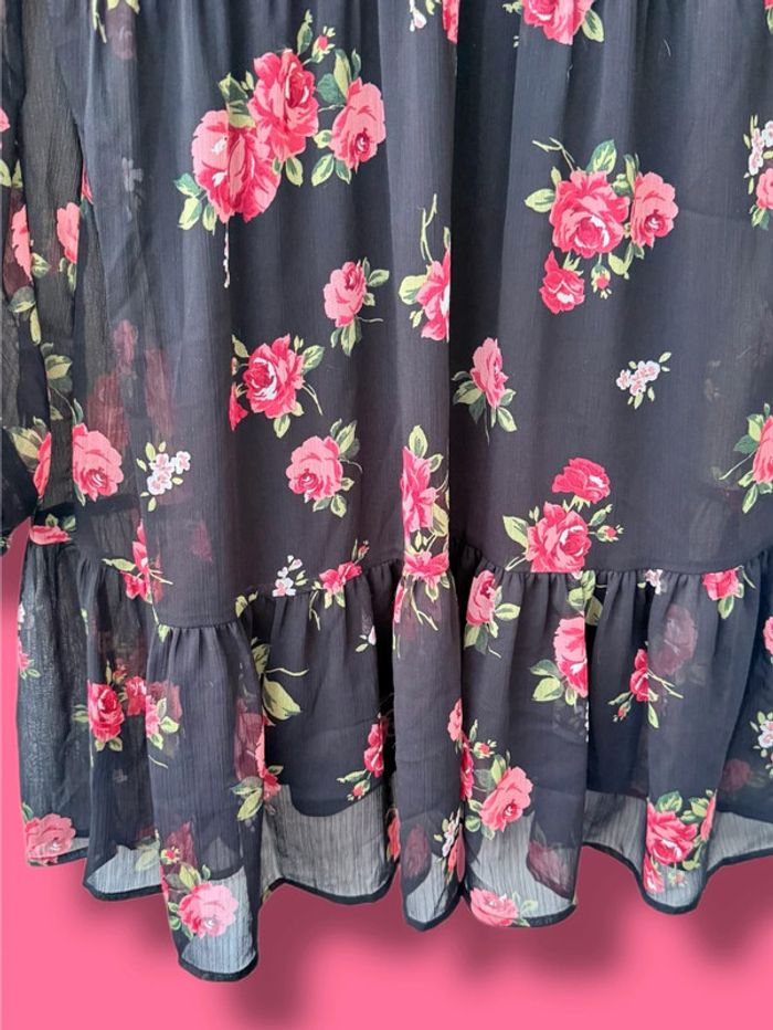 Robe tunique fleurie Stradivarius - photo numéro 5