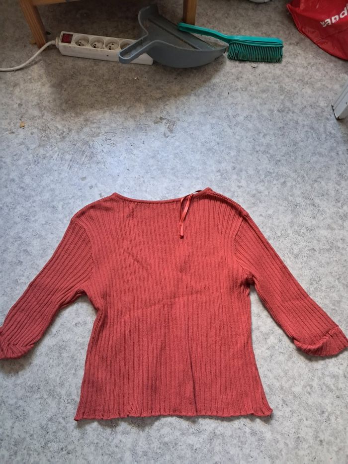 Petit pull orange - photo numéro 2