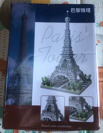 Tour Eiffel à construire mini brique 2622 pièces