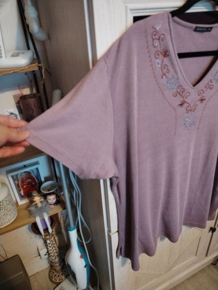 Tee shirt violet - photo numéro 5