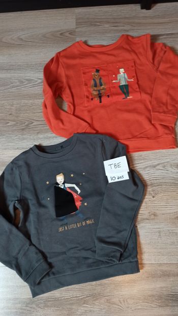 Lot de pulls garçon cirque 10 ans