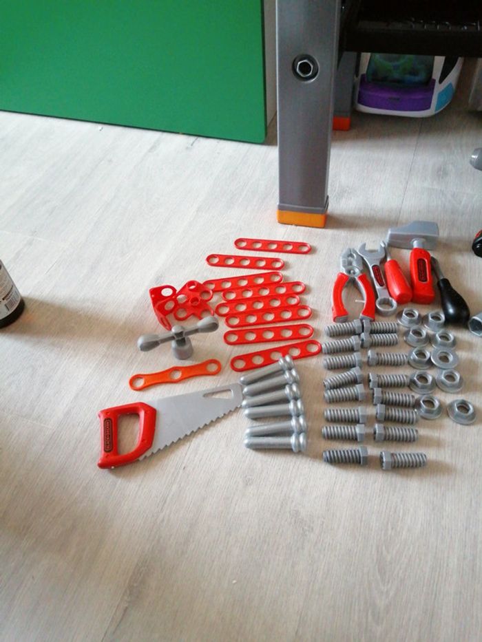 Etabli à outil smoby black et decker - photo numéro 2