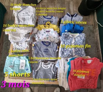🔹️ Vêtements garçon 3 Mois🔹️
